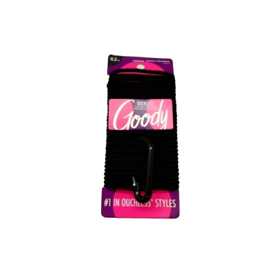 Hair Elastics 62pk. Black Ouchless Goody