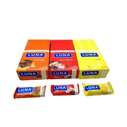 Luna Clif Whole Nutrition Bar 48g. Ass't Flavours (or 15/$13.99)(promo)