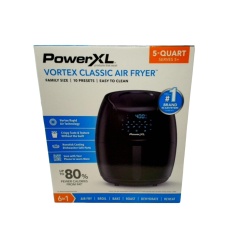 Power XL Vortex Classic Air Fryer 5 Qt. Family Size 6 In 1