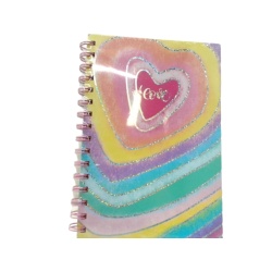 Couiled Journal Love Design 8.5 X 6""