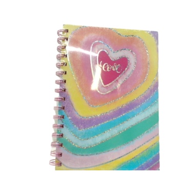 Couiled Journal Love Design 8.5 X 6