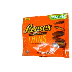 Reese's Peanut Butter Cups Thins 208g. Share Pack