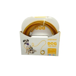 Dog Tie Out 15' Yellow Petphabet