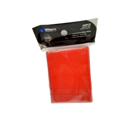 Card Sleeves For Sports Cards Etc. Matte Red 100pc. Mlikero