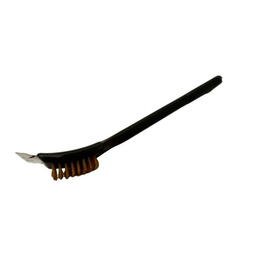 12 BBQ Brush w/Scraper Metal Bristles Handy Helper