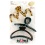 Claw Hair Clips 3pk. Mixed Shapes Scunci