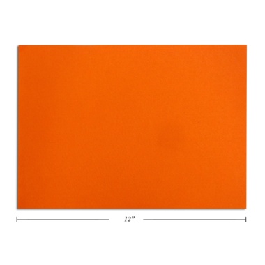 Acrylic Felt Sheet 9x12 Orange