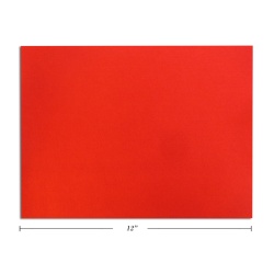 Acrylic Felt Sheet  9x12 Red"