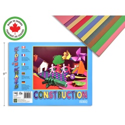 Construction Paper Pad 9x12 100 sheets"