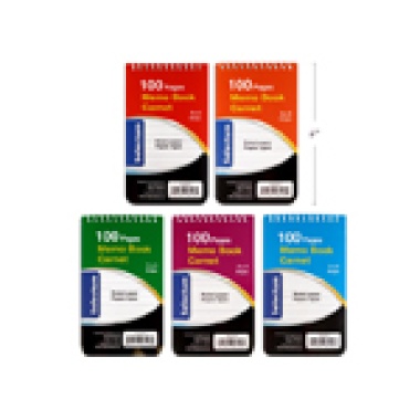 Notebook 3x5 TopCoil 100pg.Assorted colors