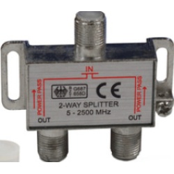 Satellite splitter 2 way
