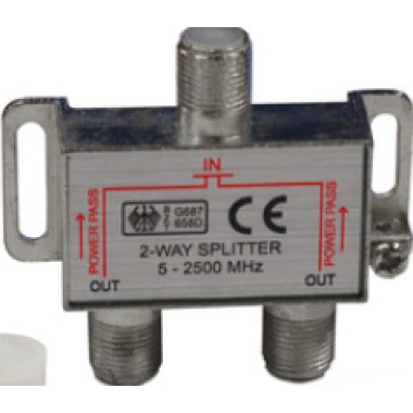 Satellite splitter 2 way