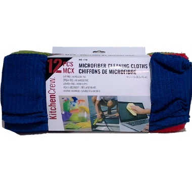 Cleaning Cloths Microfiber 12pk. 14x17.7