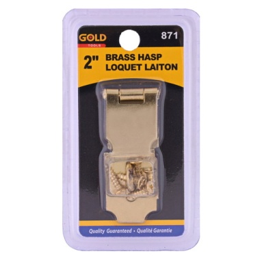 Brass Hasp 2 inch with screw