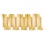 Spring Door Stops 10PC 3in Brass Plated