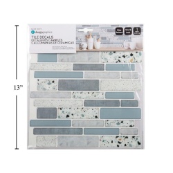 Wall Decal Multi Rec. Tile Blues/Terrazzo iDesign