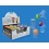 Glass Spice Canister, 1.78Dia x 3.5
