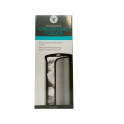 Grocery Bag Holder 16 x 6.25" Stainless Steel"