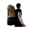 Duffle bag waxed canvas deluxe olive-black 22x38 inch 55x95 cm