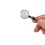 10x Metal Pocket Magnifier 1 Glass Lens Diameter W/pouch