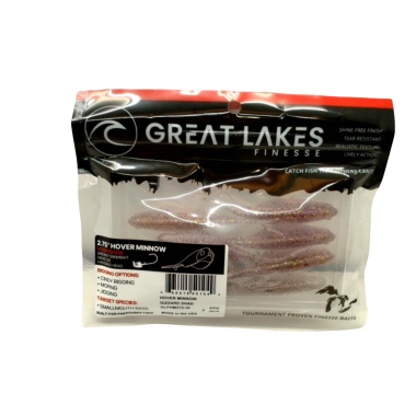 2.75 Hover Minnow Swimbait 8pk. Gizzard Shad Great Lakes Finesse