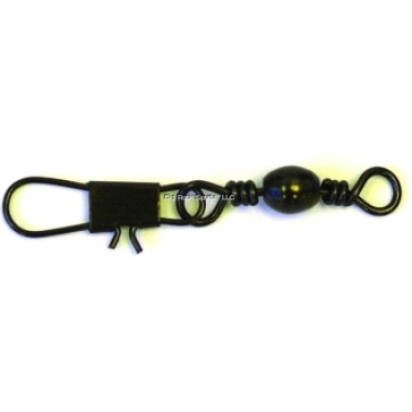 Barrel Swivel Sz14 w/Interlock Snap Black 7Pk Eagle Claw 01032-014