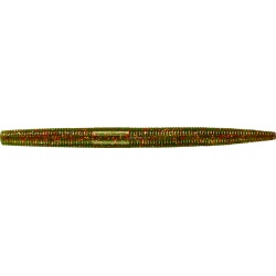 Dinger Soft Plastic Worm 5" Watermelon Cooper/Red Flake Yum YDG5194