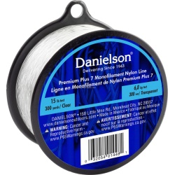 Nylon Line Clear 15 Lb Plus 7 Mono Danielson 418C-15