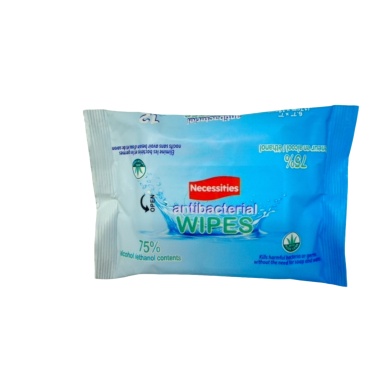 Antibacterial Wipes 12pk. 75% Alcohol Necessities
