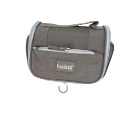 Hanging Travel Toiletry Bag w/Bottles Black Hudstill