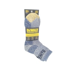 Men's Wool Blend Work Socks Navy Size 10-13 Dewalt