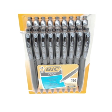 Black Pen Set 18pk. Bic