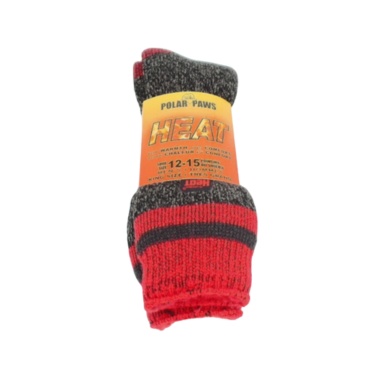 Men's Heat Socks King Size 12-15 Polar Paws
