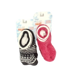 Women's Heat Socks Assorted Colours Polar Paws (endcap)(or 2/$9.99)