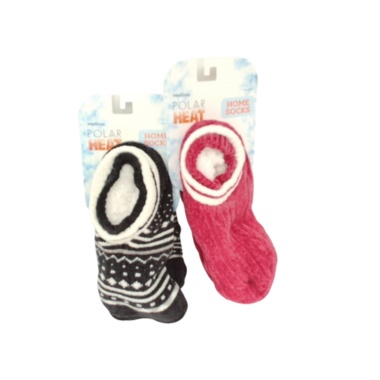 Women's Heat Socks Assorted Colours Polar Paws (endcap)(or 2/$9.99)