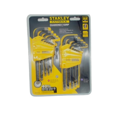 Hex Key Set 22pc. Sae & Metric Diamond Grip Stanley