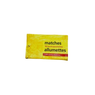 Matches 50 Books, 1000 Matches No Name