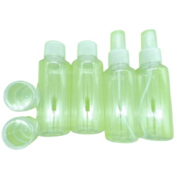 Travel Bottle Set 7pc Clear