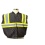 Men's Hi-Vis Parka w/Vest Large Black Sturrdi