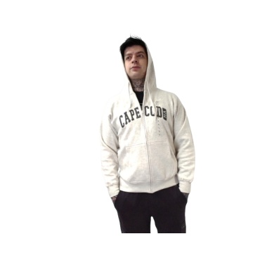 Cape Cod Zipper Hoodie Large Driftwood Heather