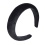 Headband Black Real Style Scunci