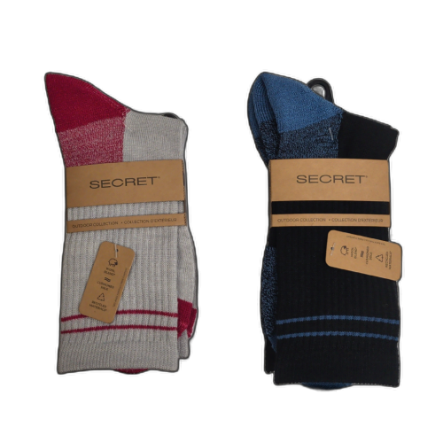 Ladies Socks Secret Outdoor Collection Assorted Colours