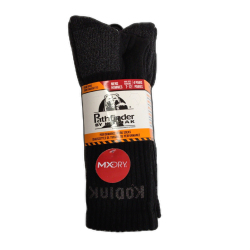 Socks Men's Performance Work Crew 4pk. Black Size 7-12 Pathfinder By Kodiak