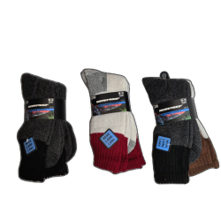 Wearproof Men's Crew Socks 2pk. Wool Assorted - Sold Seperate