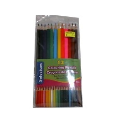 12 Pcs.Colored Pencils Pre-Sharpened