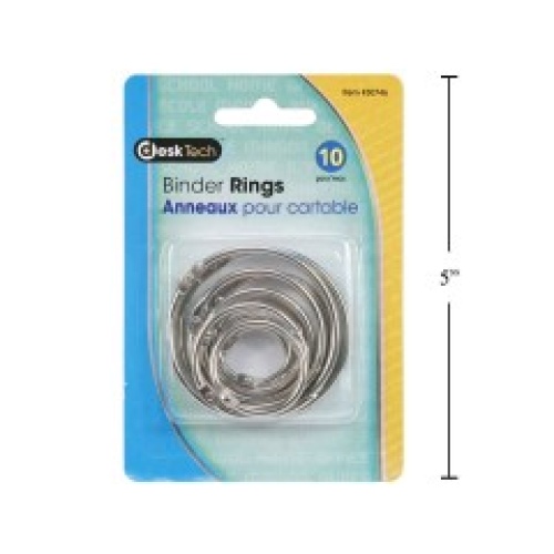 Binder rings 10 pc
