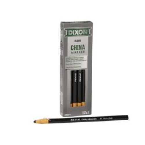 China markers 12pk - paper wrapped black