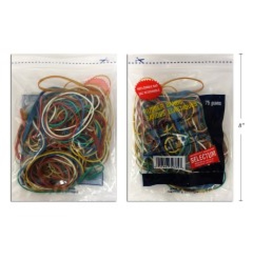 RUBBER BAND COLRED 75GRMS  #10,12,16,18,31,33,6 64 ,73,84