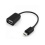 Cable microUSB to USB female OTG adapter cable
