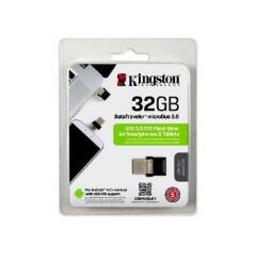 Kingston 32GB DT Microduo USB 3.0/ Micro USB OTG Flash Drive